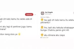 12 Cuitan lucu reaksi cowok gagal gombalin gebetan, bikin ngakak