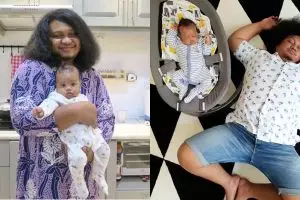 Jadi orangtua baru, ini 8 momen kocak Babe Cabita momong Bambino