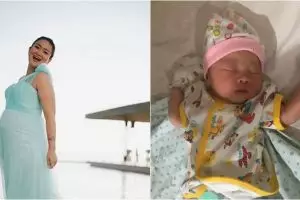 10 Foto Kamala Madeline Pandrya, anak Cici Panda yang baru lahir
