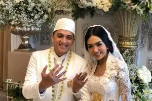 10 Momen pernikahan Ge Pamungkas & Anastasia Herzigova