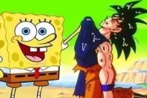 12 Gabungan karakter Dragon Ball dan kartun lain ini pas banget