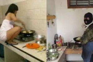 15 Kelakuan lucu orang saat masak, bikin geleng kepala