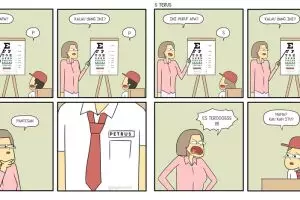 10 Komik strip lucu siswa diuji guru, bikin mikir sebelum ketawa