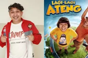 10 Potret Augie Fantinus saat perankan Ateng, mirip aslinya