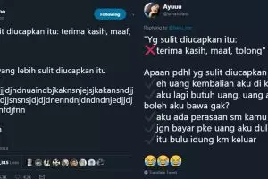 10 Cuitan lucu 'kata tak mudah diucapkan' ini bikin ketawa lepas