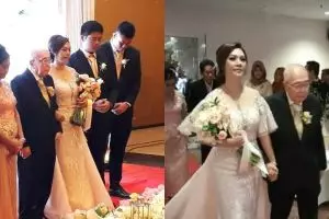 7 Foto pernikahan kakek 84 tahun dan wanita 48 tahun