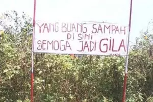 10 Peringatan buang sampah sembarangan ini menohok banget