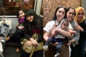8 Foto Nagita Slavina, Rieta Amilia & Caca Tengker bak seumuran