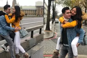 12 Momen liburan Natasha Wilona & Verrell Bramasta di London