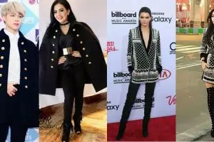 15 Gaya Syahrini kenakan fashion mirip artis dunia, siapa kece?