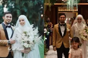 10 Momen haru resepsi pernikahan Lindswell Kwok & Hulaefi