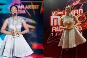 10 Momen bahagia Marion Jola raih penghargaan MAMA 2018