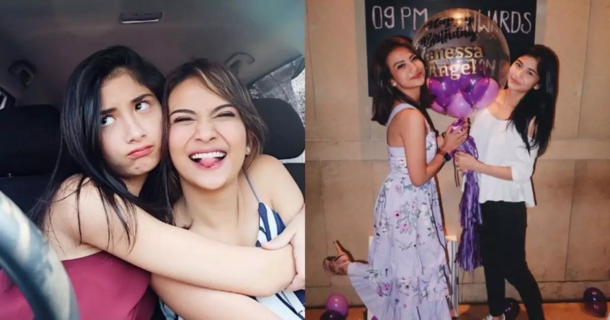 10 Momen akrab Faye Nicole Jones dan Vanessa Angel, bak saudara