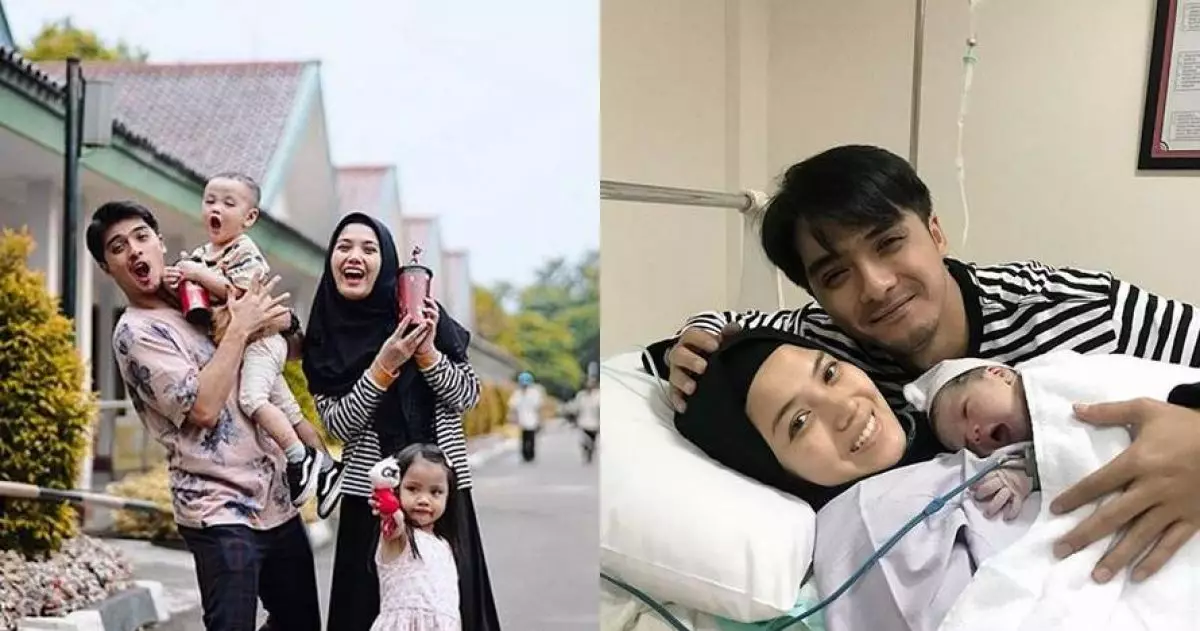 Potret anak ketiga Ricky Harun yang baru lahir ini menggemaskan