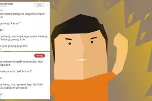 15 Cuitan lucu menyemangati pedagang ini endingnya bikin kesal