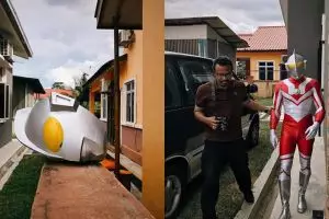 Kisah haru pria nyamar jadi Ultraman untuk hibur saudaranya