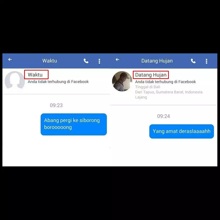6 Nama akun Facebook mirip lirik lagu 'Sayur Kol', bikin auto nyanyi
