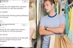 15 Cuitan lucu syarat diajak jalan ini bikin senyum kesel