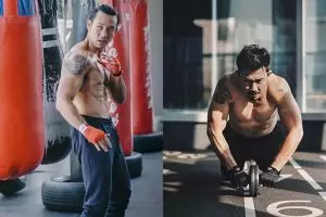 11 Gaya Denny Sumargo saat olahraga, tak hanya jago basket