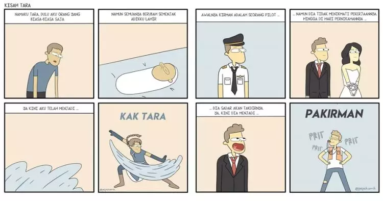 10 Komik strip lucu transformasi kehidupan ini kocak abis