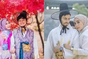 6 Seleb berhijab pakai baju Korea, pesonanya makin terpancar