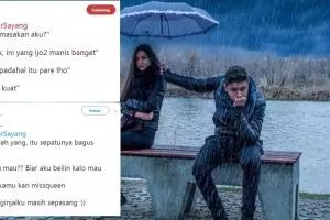 15 Cuitan lucu telanjur sayang ini bikin susah nahan tawa
