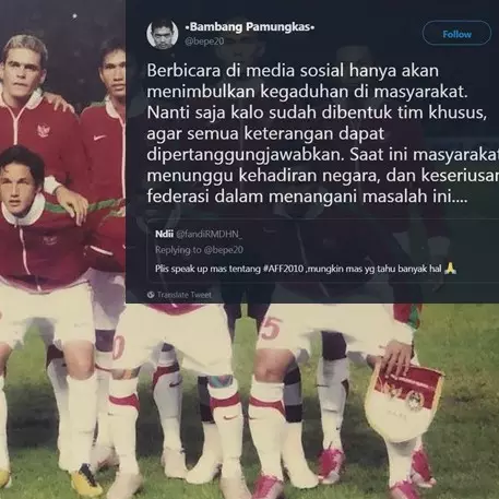 Isu pengaturan skor final Piala AFF 2010, ini respons para pemain