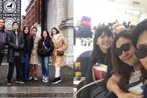 Momen 8 seleb saat liburan bareng orangtua pacar, akrab abis