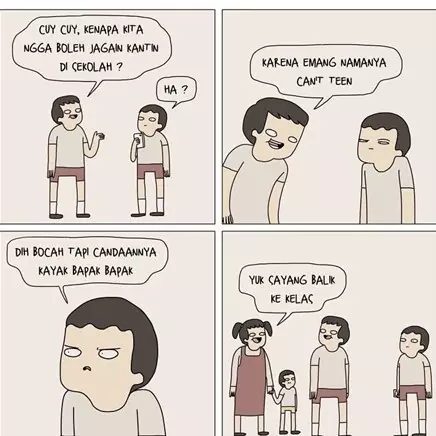 12 Komik strip lucu obrolan anak sekolah ini bikin ketawa