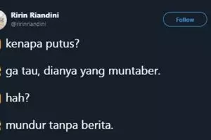10 Cuitan lucu alasan 'kenapa putus' ini bikin senyum kecut