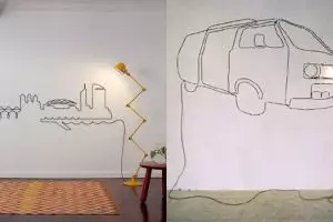 10 Desain tatanan kabel di dinding ini bikin ruanganmu artsy