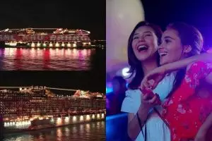 11 Momen seru gala premiere Asal Kau Bahagia di kapal pesiar