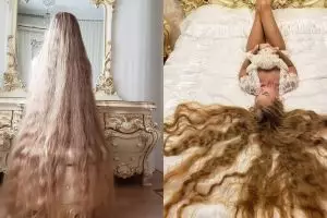 Cewek ini punya rambut panjang bak Rapunzel, ini 10 potretnya