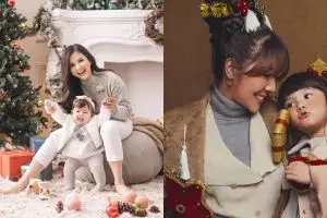 7 Gaya seleb pemotretan bertema Natal, penuh kehangatan