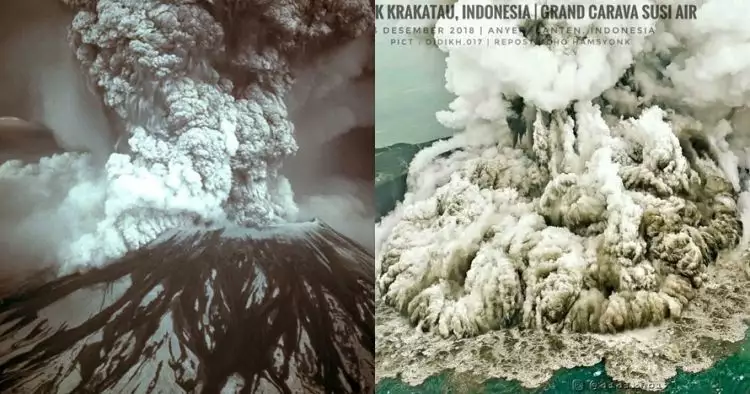 Daftar tsunami paling mengerikan akibat letusan gunung berapi