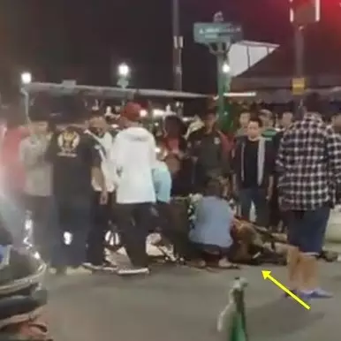 Kuda penarik andong di Malioboro ambruk gara-gara klakson