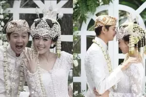 10 Foto pernikahan Yoga Arizona & Widya Melia, penuh kebahagiaan