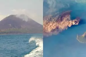 Gunung Anak Krakatau naik status Siaga, zona bahaya jadi 5 km