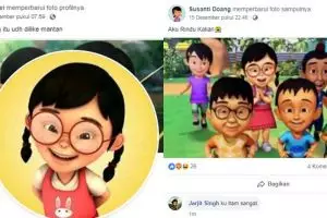 12 Status lucu karakter Upin Ipin di Facebook ini bikin ngakak