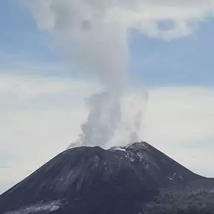Ini peta rawan bencana Anak Krakatau, warga perlu siapkan masker