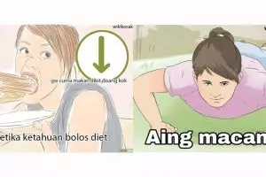 10 Meme lucu waktu cewek lagi diet ini kocak abis