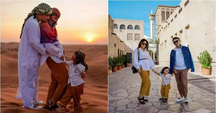 10 Momen liburan keluarga Sarwendah di Dubai, seru banget