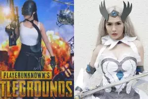 8 Aksi Angela Lee tiru karakter game, PUBG sampai Mobile Legends