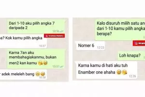 10 Gombalan lucu tanya angka favorit ini bikin tersipu-sipu