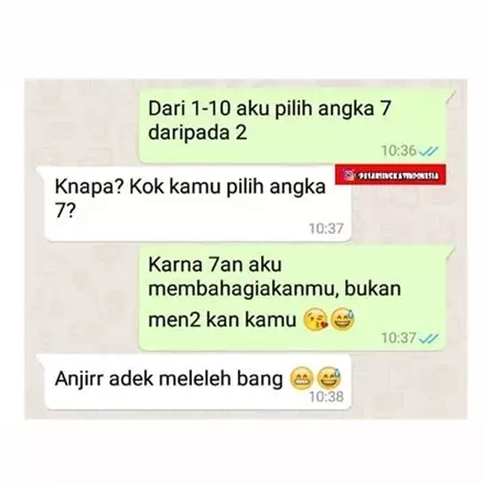 10 Gombalan lucu tanya angka favorit ini bikin tersipu-sipu