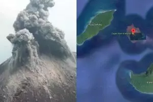 Semula 338 meter, tinggi Anak Krakatau terkikis jadi segini