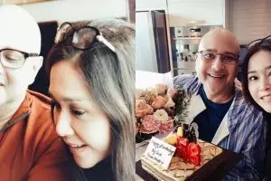 Momen epik Maia Estianty cium Irwan Mussry di belakang ayahnya