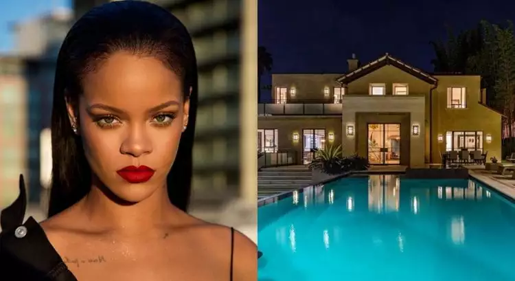 10 Potret rumah mewah Rihanna yang dijual seharga Rp 107 miliar