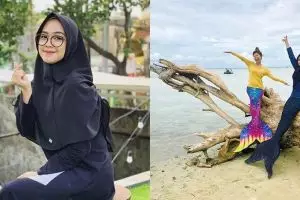 9 Potret Ria Ricis jadi puteri duyung versi berhijab