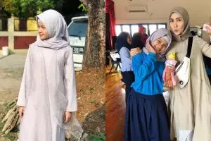 10 Pesona Kayla Aeeshya, putri Arie Untung yang sudah berhijab